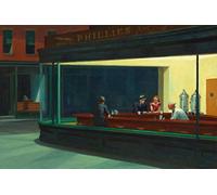 Edward Hopper Nighthawks Art Print Maxi Poster 61 x 91 cm by First Art Source