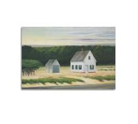 Edward Hopper October on Cape Cod Fine Artwork Poster Print Photo Art Canvas Home Decorative Bedroom Modern Decors 20x30inch(50x75cm)