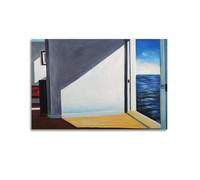 Edward Hopper Painter Masterpiece Poster Rooms by The Sea Print Photo Art Painting Canvas Home Decorative Bedroom Modern Decors 16x24inch(40x60cm)
