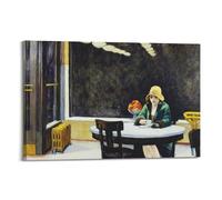 Edward Hopper Painter's Artwork Automat1927 Posters Canvas Room Aesthetic Wall Art Prints Home Modern Decor 24x36inch(60x90cm)