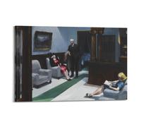 Edward Hopper Painter's Artwork Hotel Lobby Posters Picture Print Wall Art Canvas Artworks Room Aesthetic 20x30inch(50x75cm)