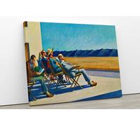 Edward Hopper People in the Sun Framed Canvas Wall Art Picture Print Home Decor Living Dining Room