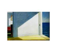 Edward Hopper Rooms by The Sea Classic Masterpiece Poster Canvas Wall Art Picture Prints Hanging Photo Idea Decor Homes Artworks 08x12inch(20x30cm)