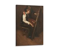 Edward Hopper《Student And Teacher at The Easel》Print Poster Canvas Wall Art Decorative Picture Prints Modern Decor 24x36inch(60x90cm)