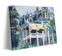 Edward Hopper Works《The Mansard Roof》Printing Posters Modern Printed Canvas Wall Art Stylish Photo Painting Decor for Living Space 16x24inch(40x60cm)