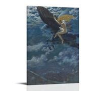 Edward Robert Hughes - Dream Idyll (A Valkyrie) Canvas Wall Art Decorative Picture Prints Modern Decor 20x30inch(50x75cm)