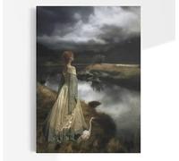 Edward Robert Hughes Whispers on the Wind | Pre-Raphaelite Brotherhood Painting, Vintage Print, Wall Art, Poster Artwork Picture