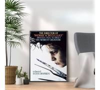 Edward Scissorhands, 90s Movie Print Vintage Nostalgic Film Poster, A4 and A3 Size Frame Options, Home, Pub, Café, Bar Decoration Wall Art Print, House gift for movie lovers (A4 Print Only)