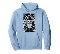 Edward Scissorhands Comic Art Spooky Reflections Pullover Hoodie, Adult Unisex, Dusty Blue, Small