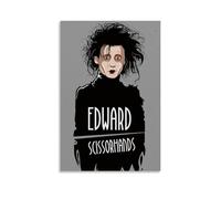 Edward Scissorhands Movie Art Abstract Poster Decorative Painting Canvas Wall Art Living Room Poster Bedroom Painting Wall Art Picture Print Modern Family Room Decor 08 x 12 Inches (20 x 30 cm)