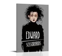 Edward Scissorhands Movie Art Abstract Poster Decorative Painting Canvas Wall Art Living Room Poster Bedroom Painting Wall Art Picture Print Modern Family Room Decor 08 x 12 Inches (20 x 30 cm)