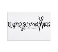Edward Scissorhands Movie Art Black White Poster Decorative Painting Canvas Wall Art Living Room Poster Bedroom Painting Wall Art Picture Print Modern Family Room Decor 08 x 12 Inches (20 x 30 cm)