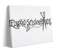 Edward Scissorhands Movie Art Black White Poster Decorative Painting Canvas Wall Art Living Room Poster Bedroom Painting Wall Art Picture Print Modern Family Room Decor 12 x 18 Inches (30 x 45 cm)