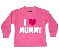 Edward Sinclair | 1-2 Years | I Love Mummy | Childrens Bubblegum Pink Sweatshirt