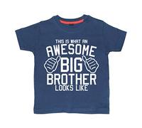 Edward Sinclair 1-2 Years Navy t-Shirt 'This is What an Awesome Big Brother Looks Like'
