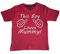 Edward Sinclair | 1-2 Years | This Boy Loves Mummy! | Red T-Shirt | with White Print for Kids