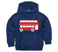 Edward Sinclair | 3-4 years | NAVY | HOODIE | LONDON BUS ONLY | with Red & White print