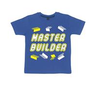 Edward Sinclair 3-4 Years Royal Blue T-Shirt Master Builder in White and Yellow Print