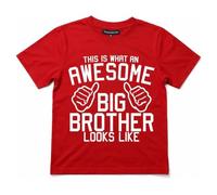 Edward Sinclair | 7-8 Years | This is What an Awesome Big Brother Looks Like | Red t-Shirt