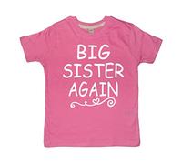 Edward Sinclair | 9-11 Years | Bubblegum Pink | White Glitter Print t-Shirt | This is What an Awesome Big Sister Looks Like