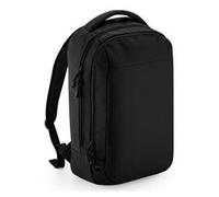 Edward Sinclair | Athleisure Sports Backpack| Travel Bag| Black with Water-resistant fabric.