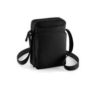 Edward Sinclair | Backpack Across the body | Sling Bag for unisex | Black with Zippered main compartment | Zippered front pocket