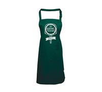 Edward Sinclair Bottle Green Apron QUEEN of the Pizza Oven with White Print