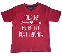 Edward Sinclair 'Cousins Make The Best Friends' Red T Shirt 3-4 Years with White Print