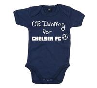 Edward Sinclair Dribbling for…Chelsea' Navy Bodysuit