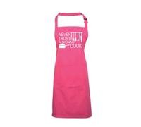 Edward Sinclair fuchsia Apron 'NEVER TRUST A SKINNY COOK'