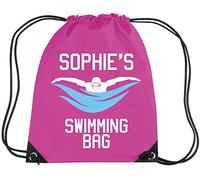 Edward Sinclair Fuchsia | Personalised | Girls Swimming Bag | (Please Goto Add Gift Options Enter name in FreeGiftMessageBox or send message to the seller once purchased)