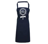 Edward Sinclair | KING OF THE PIZZA OVEN | White Print | Navy Apron