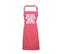 Edward Sinclair Many People Have Eaten in This Kitchen and Gone ON to Lead Normal Healthy Lives' Fuchsia Apron