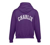 Edward Sinclair Personalised Name on The Back Varsity Font Hoodie | (Please Goto Add Gift Options Enter name in FreeGiftMessageBox or send message to the seller once purchased)