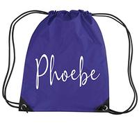 Edward Sinclair | Personalised Purple | Signature | Drawstring Bag | (Please Goto Add Gift Options Enter name in FreeGiftMessageBox or send message to the seller once purchased)
