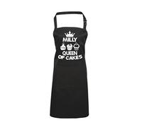 Edward Sinclair | PERSONALISED | Queen of Cakes | BLACK | Cooking | Baking | Apron