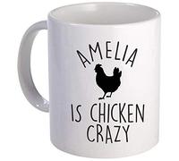 Edward Sinclair Personalised 'Your Name' is Chicken Crazy 10oz Mug