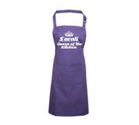 Edward Sinclair PERSONALIZED Purple Apron NAME: QUEEN OF THE KITCHEN (PLEASE ENTER IN NAME IN THE GIFT MESSAGE SECTION)