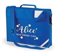 Edward Sinclair Royal blue | Daisy Ditsy | Book Bag | with Name and Class | (Please Goto Add Gift Options Enter name in FreeGiftMessageBox or send message to the seller once purchased)