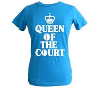 Edward Sinclair Sapphire Womens Fitted M(10) t-Shirt 'Queen of The Court'
