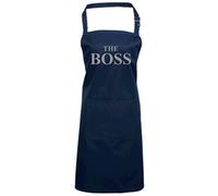 Edward Sinclair |The BOSS | Silver Print | Navy Apron