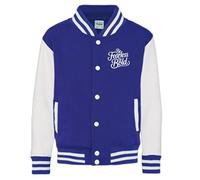 Edward Sinclair | Unisex American Style Letterman Varsity/College/Bomber/Baseball | Be Bold Be Fearless | jacket (UK, Alpha, M, L, Regular, Regular, RoyalBlue & White Sleeves)