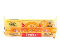 Edward & Sons, Baked Brown Rice Snaps, Cheddar, 3.5 oz (100 g)
