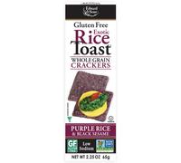 Edward & Sons, Exotic Rice Toast, Whole Grain Crackers, Purple Rice & Black Sesame, 2.25 oz (65 g)