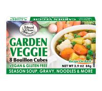 Edward & Sons, Garden Veggie, Bouillon Cubes, 8 Cubes