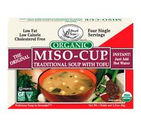 Edward & Sons, Miso-Cup, Traditional Soup with Tofu, 4 Single Serving Envelops, 9 g Each