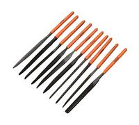 Edward Tools 10 Piece Diamond Needle File Set - Harden Alloy Steel with Precision Diamond Coating Grit - Tool for Metal, Wood, Jewelry Making, Hobby - Includes Round, Flat, Square Files, Etc