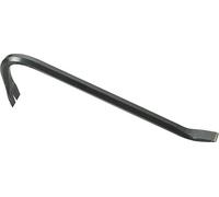 Edward Tools Gooseneck Wrecking Bar - Extra Strength Drop Forged Steel pry bar for Easier Demolition - Gooseneck for Added Ripping bar Leverage - Nail Puller end/Chisel end - Rust Proof (12 Inch)