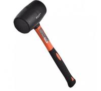 Edward Tools Rubber Mallet Hammer 8 oz - Durable Eco-friendly Rubber Hammer Head for Camping, Flooring, Tent Stakes, Woodworking, Soft Blow Tasks without Damage - Ergonomic Grip - Small Mallet
