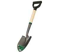 Edward Tools Small Heavy Duty High Carbon Steel Digging Shovel - Mini Spade with D Handle - Portable Compact 30' Shovel for Gardening, Camping, Kids, Off Road, Beach, Car
